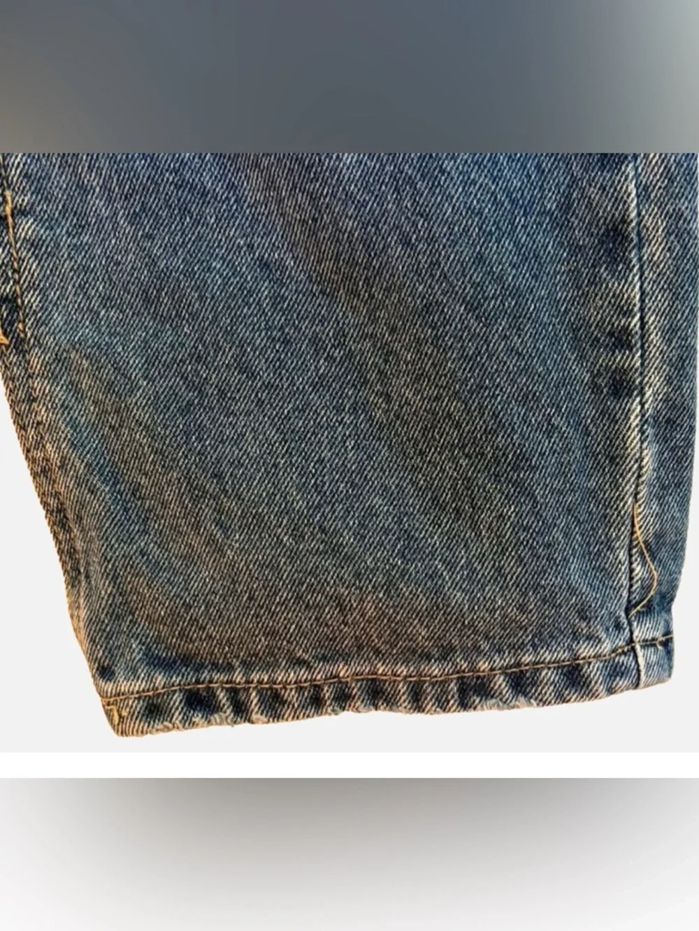 Willow & Root Dad Jeans XXS 22 Waist High Rise Distressed Straight Leg